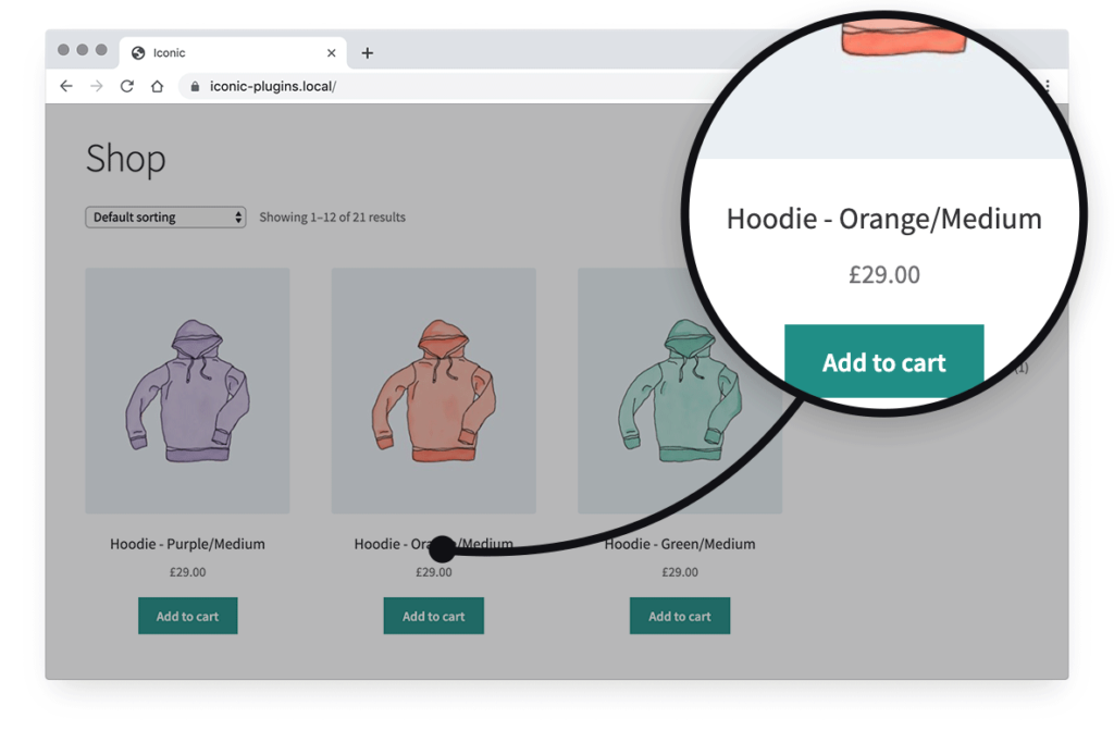 woocommerce variation title