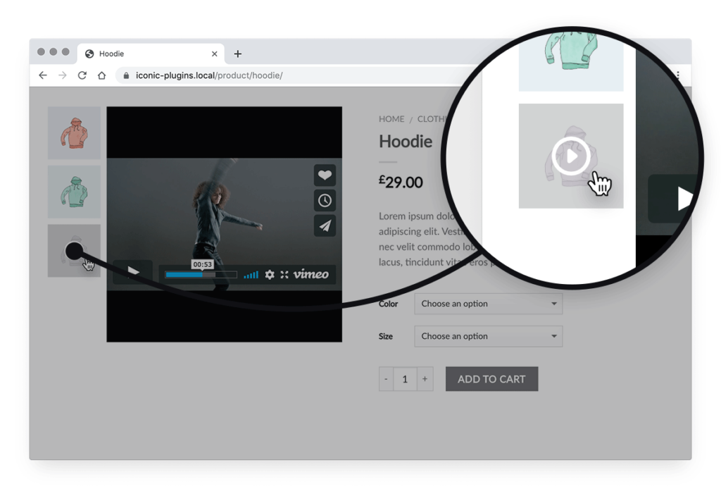 Embed Video Into The WooCommerce Product image Gallery