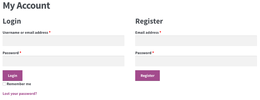 WooCommerce Registration Fields