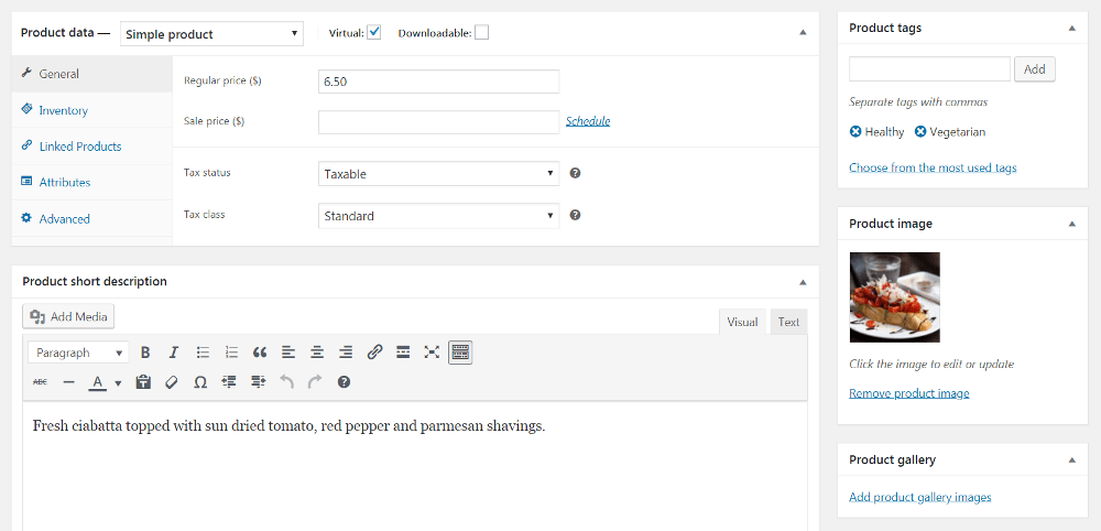 WooCommerce Add Product