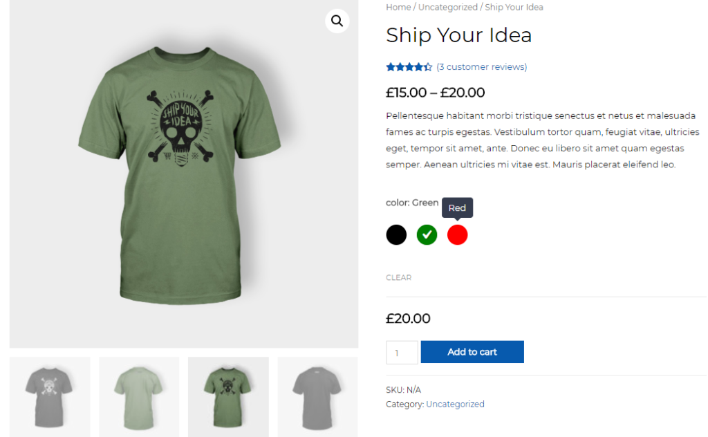 woocommerce color swatches