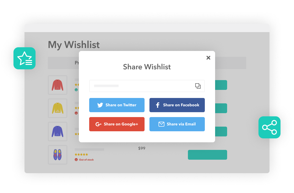 Share WooCommerce Wishlists