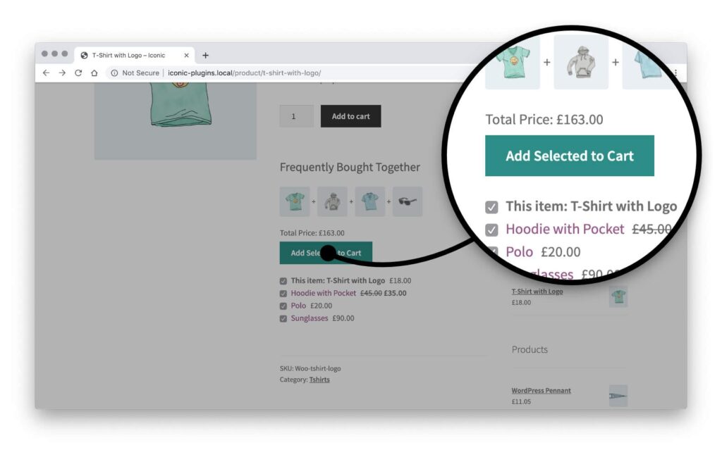 WooCommerce Frequently Bought Together Items