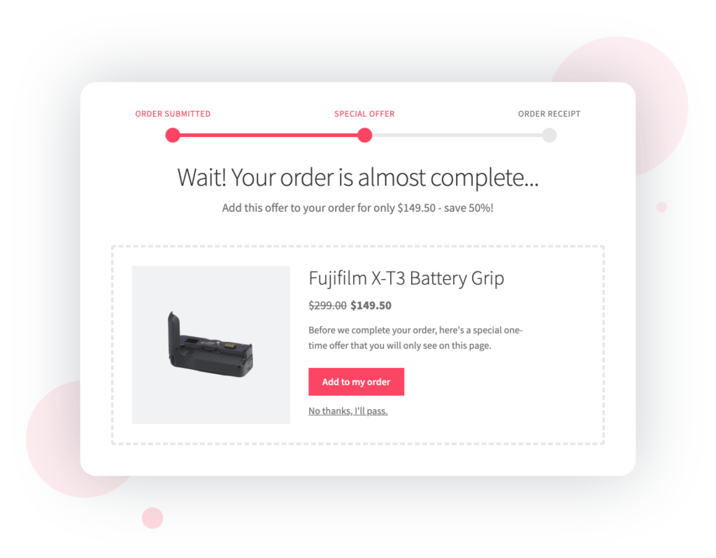 WooCommerce One-Click Cross Sell