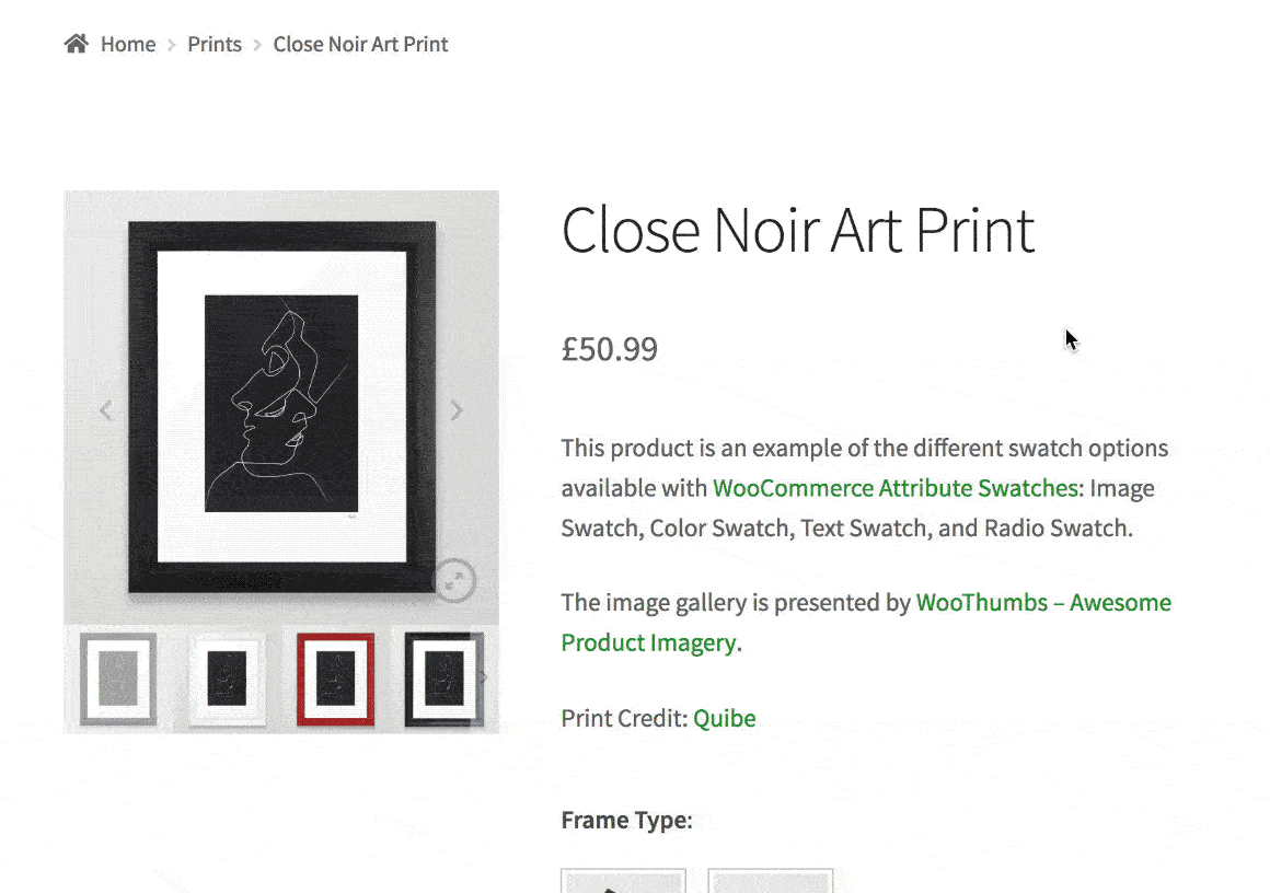 woocommerce swatches