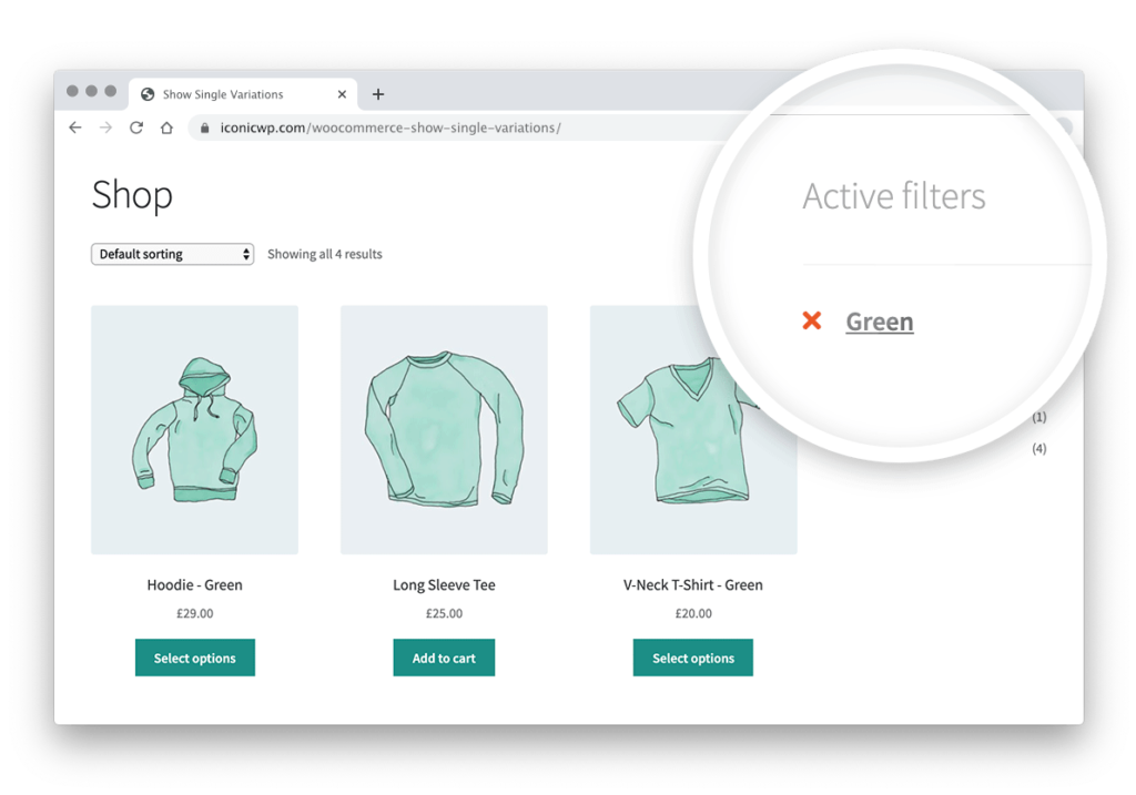 woocommerce filter by attribute