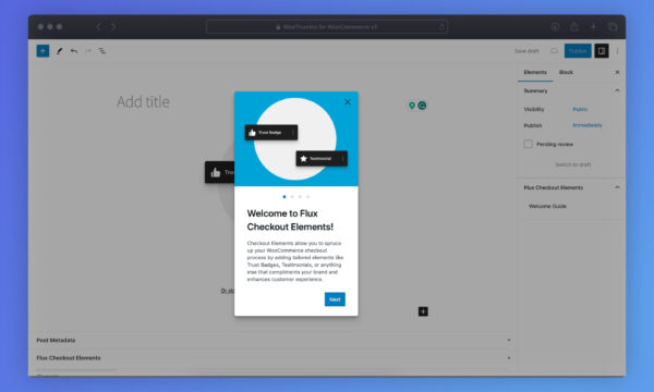 Flux Checkout Elements Welcome Guide