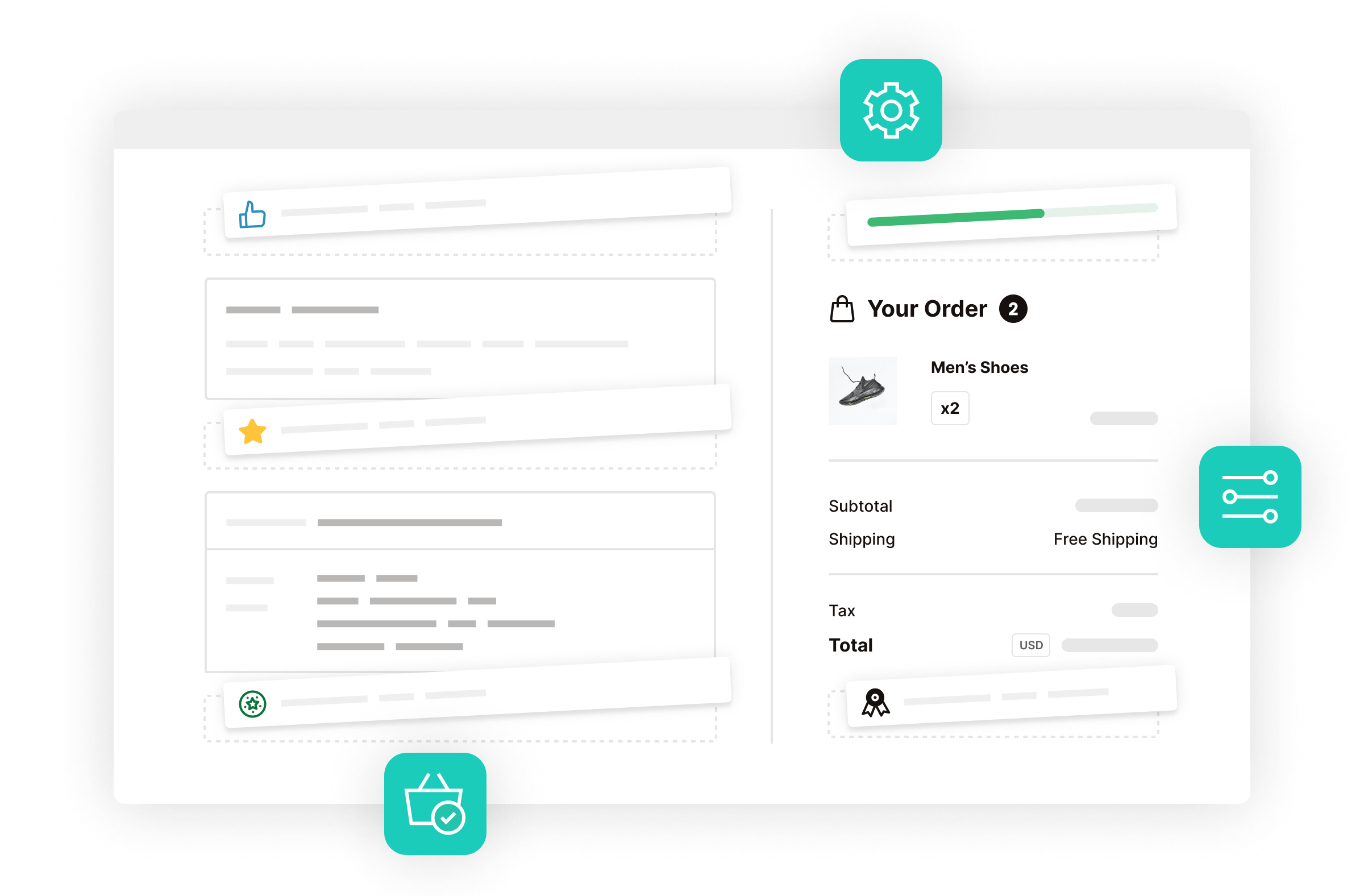 Checkout addons Elements