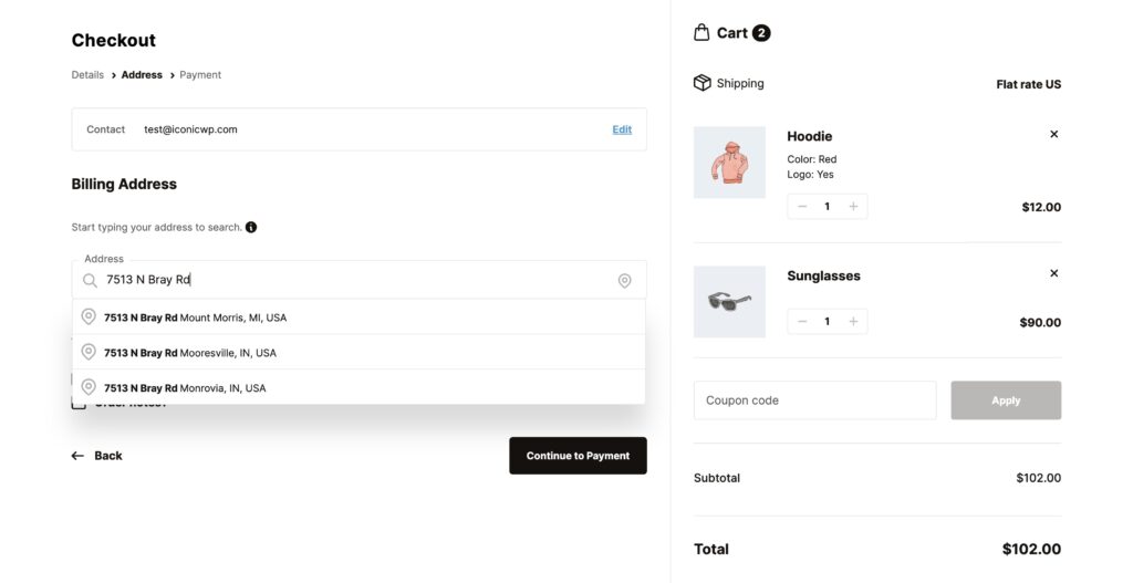 Flux Checkout for WooCommerce &mdash; Auto Complete Address