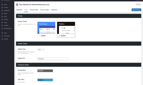 flux checkout themes