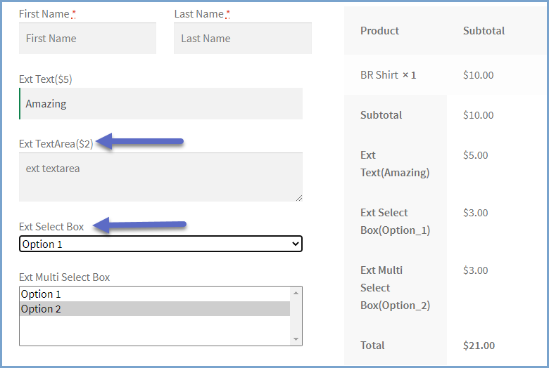 conditional checkout fields WooCommerce