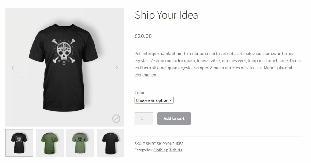 improved product page gallery