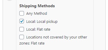 add local pickup to time slot