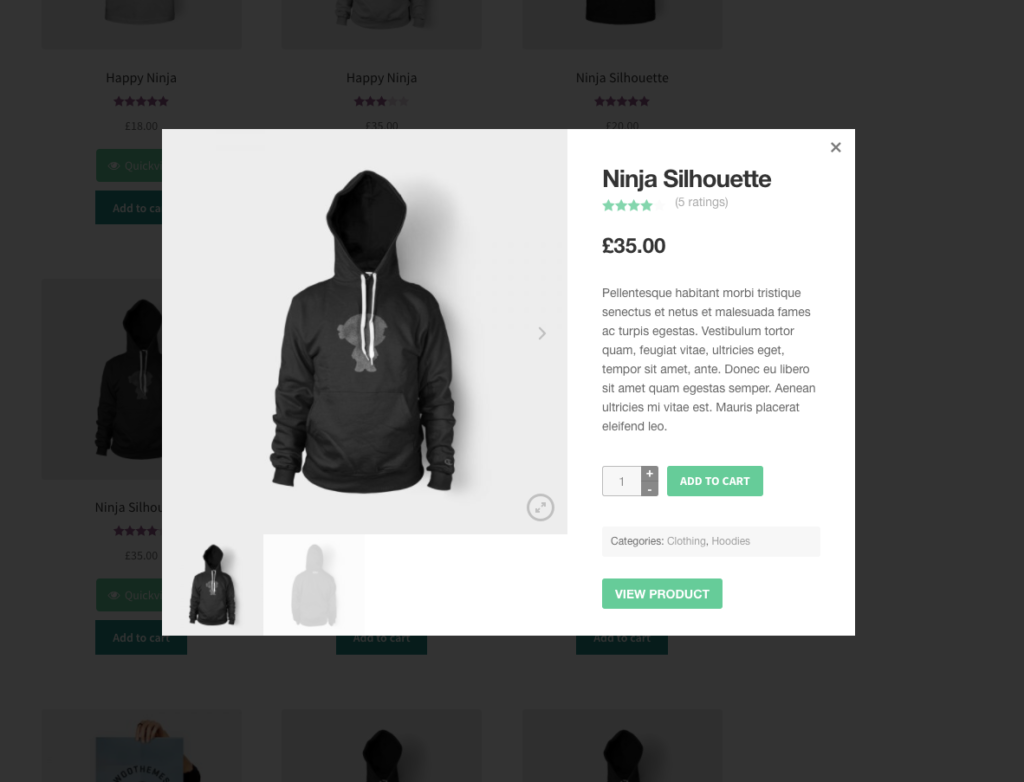 Add A Product Link To Quickview
