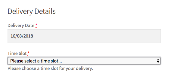 Standard date and time label