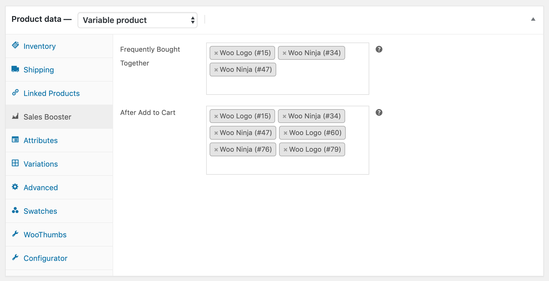 add products for sales booster