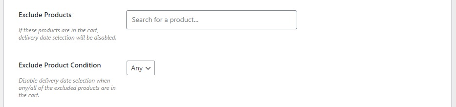 exclude products example
