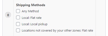 shipping methods