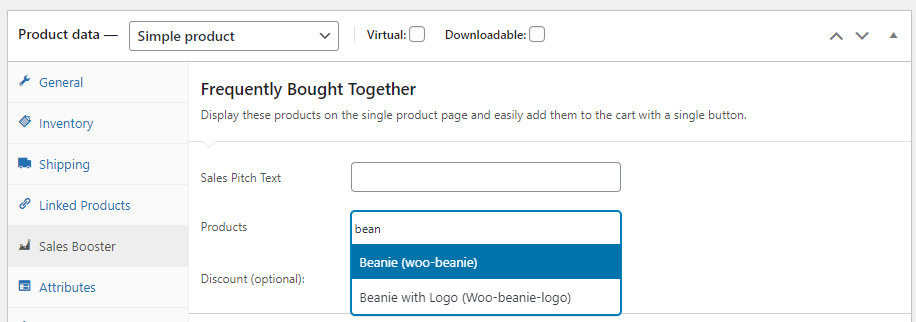 frequently bought together products