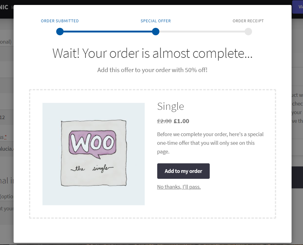 cross sell after checkout woocommerce