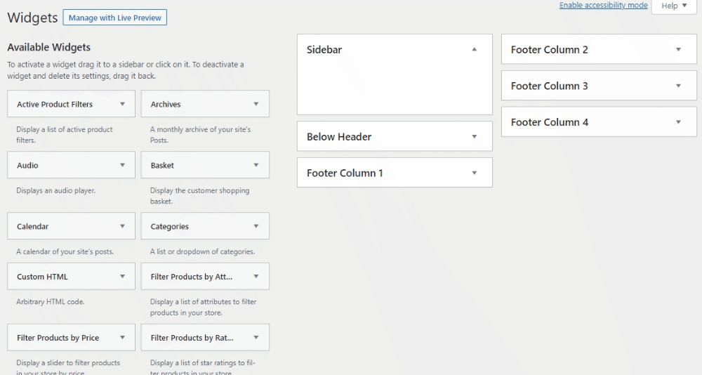 add WooCommerce product filters