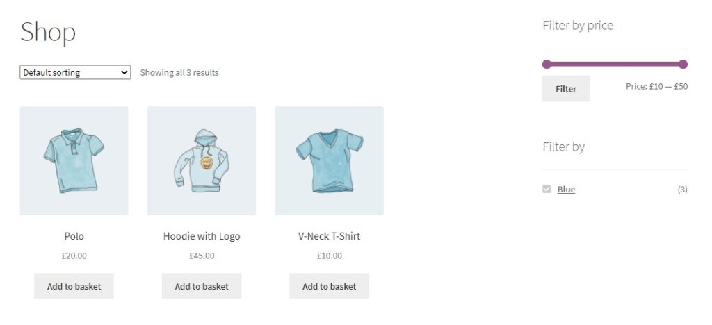 show single variations