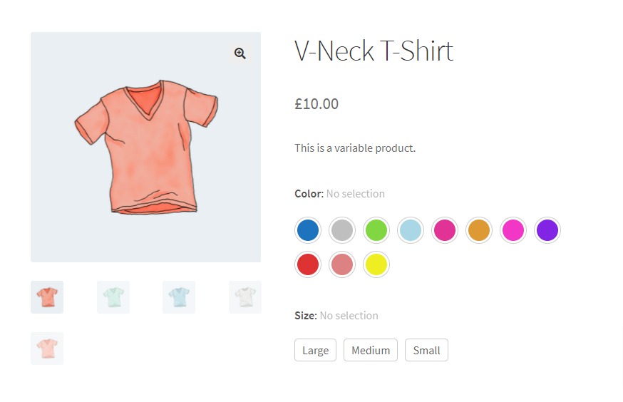 stacked attributes woocommerce