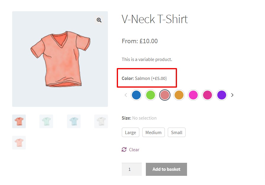 added attribute fee woocommerce