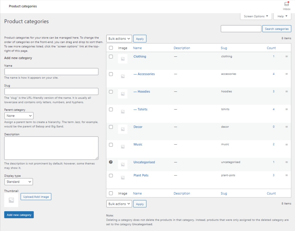 add a woocommerce product category