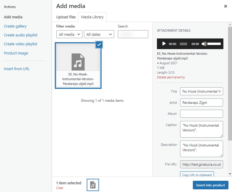 media clip to short description
