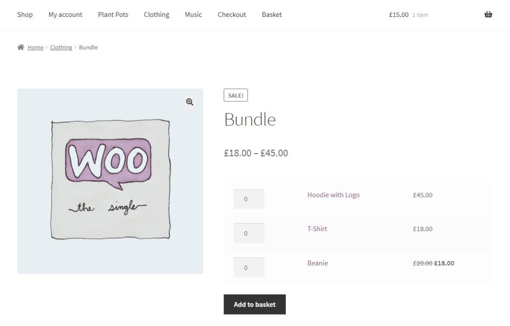 woocommerce grouped products