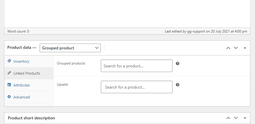 grouped product woocommerce