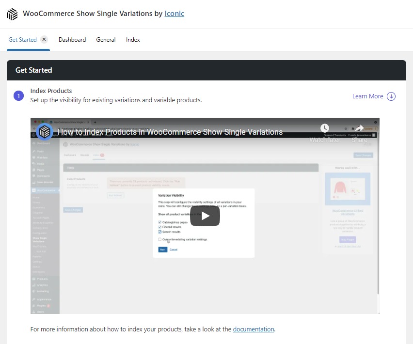 Show Single Variations video guide