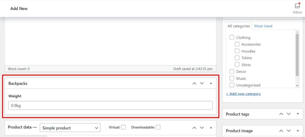 custom field woocommerce