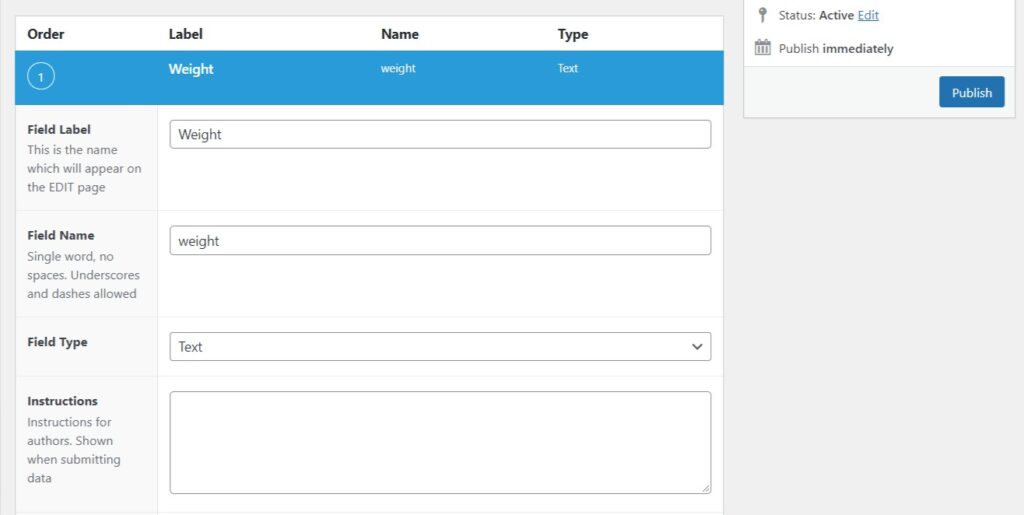 custom field information woocommerce