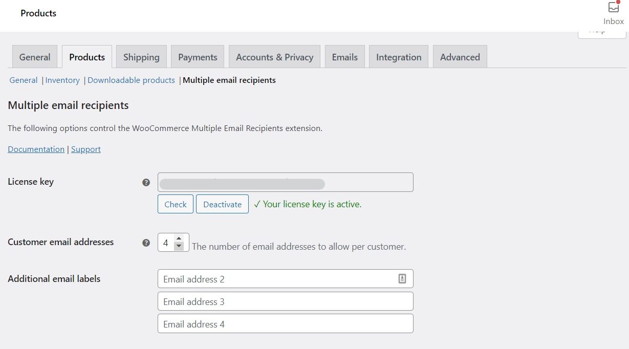 woocommerce email notifications