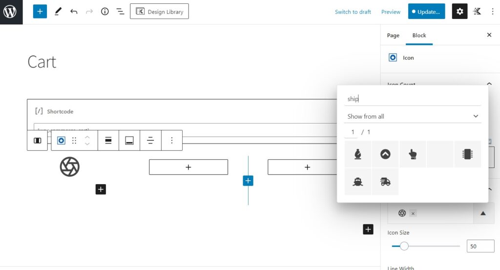 customize checkout icon WooCommerce