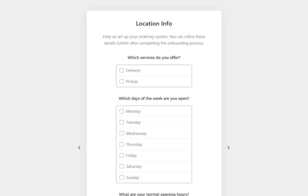 wordpress restaurant information