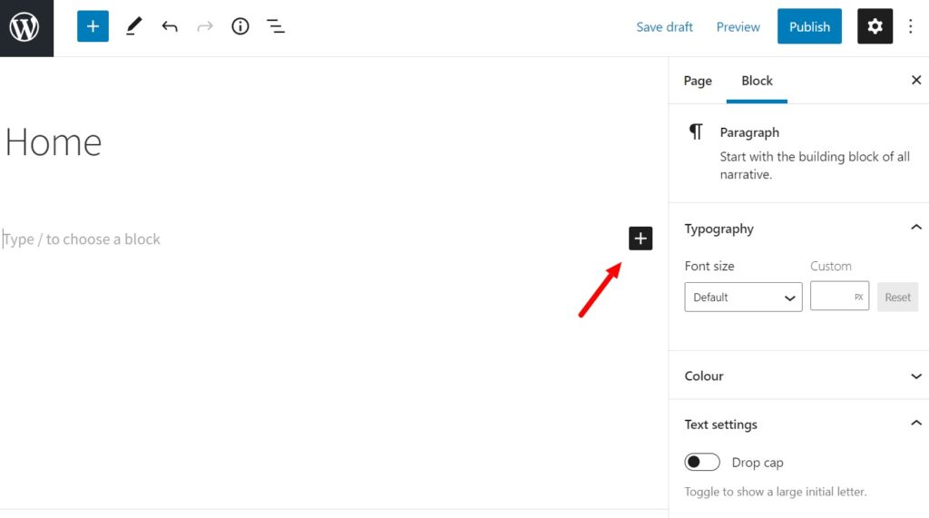add a WooCommerce block