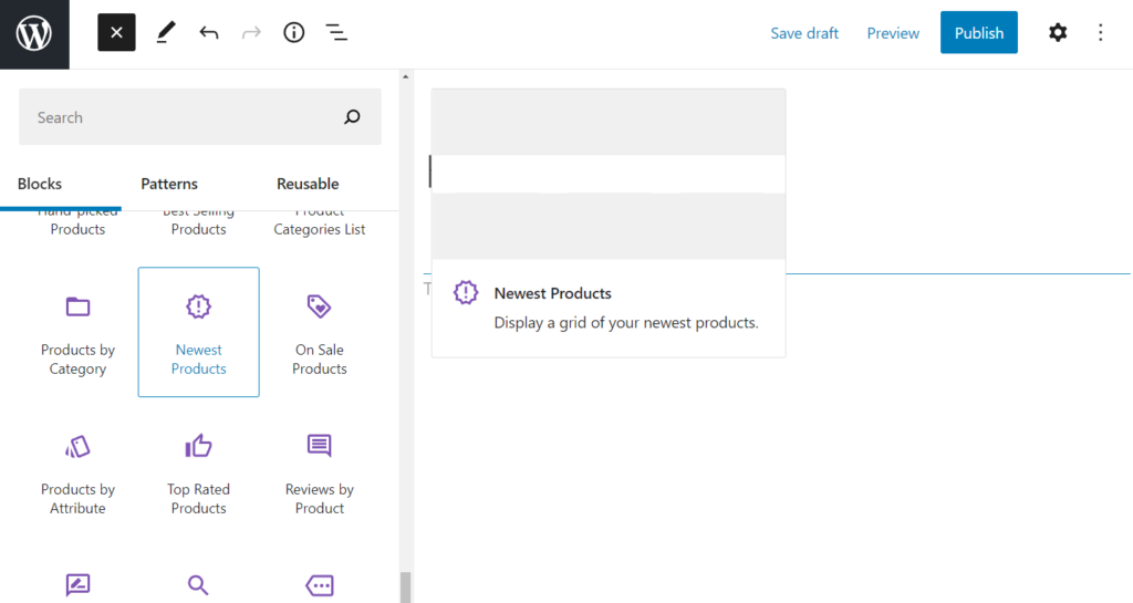 newest products WooCommerce
