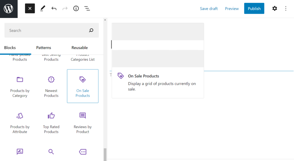 on sale products WooCommerce