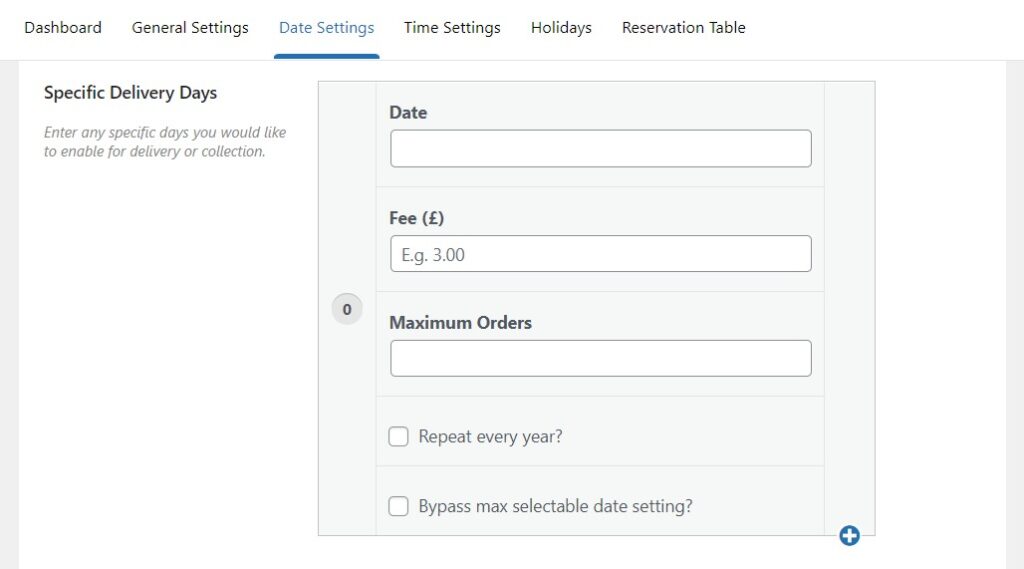 specific delivery days WooCommerce