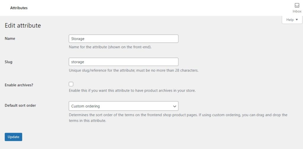 add new attribute woocommerce