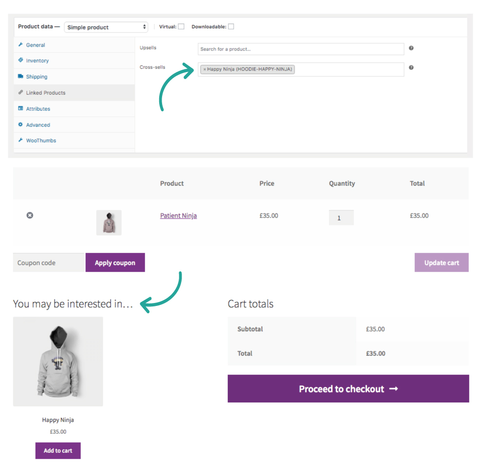 woocommerce cross-sell