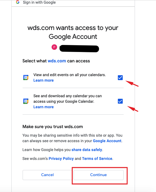 google access account