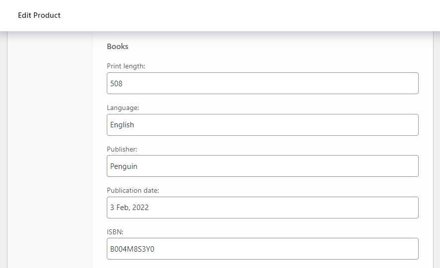 edit custom field for variation