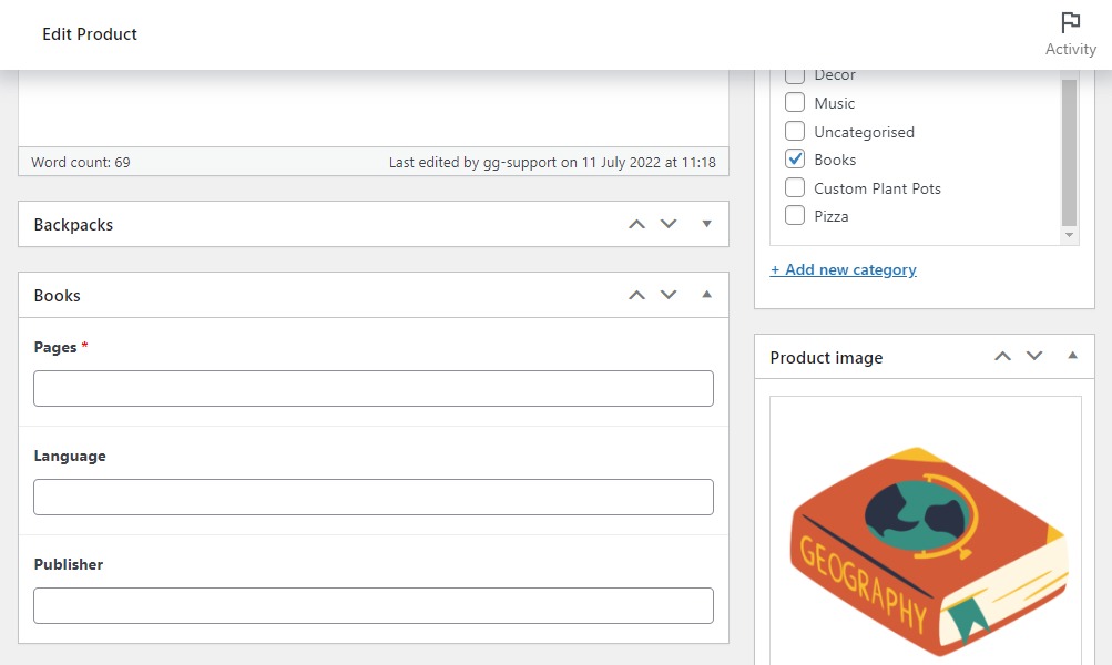 woocommerce display custom fields on product page