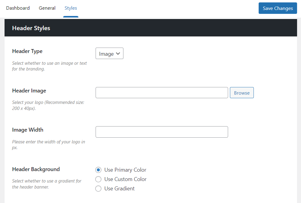 flux header type image classic