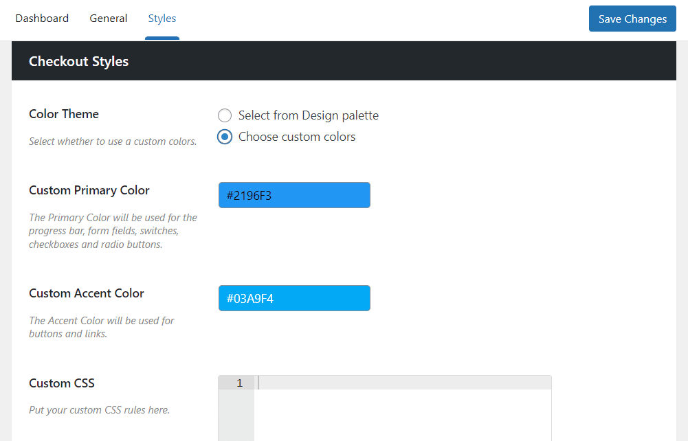 checkout styles woocommerce