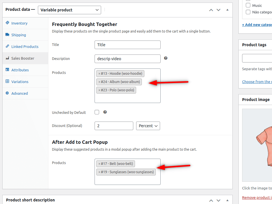 frequently bought together multiple products